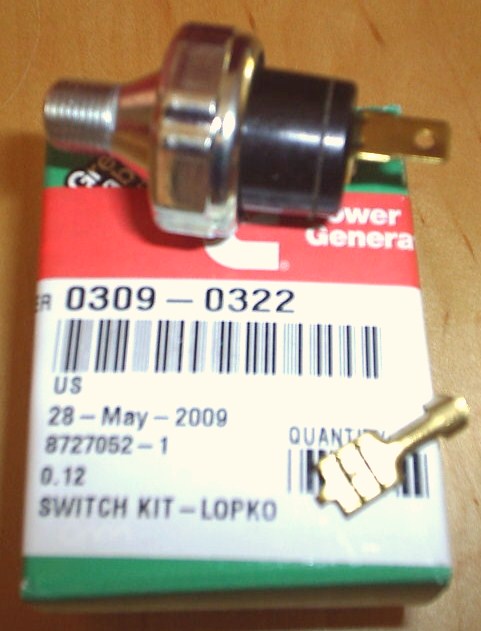 Onan 309-0322 Oil Pressure Switch