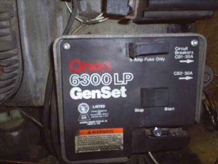 Used Onan 6.3 NHEFA63753J LP Generator